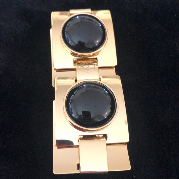 Chucky Talbots Bracelet, Black & Gold